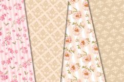 Garden Seamless Pattern, flowers roses digital papers Product Image 3