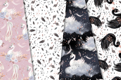 Swans Dance Ballet Seamless Pattern, ballet digital papers Product Image 2