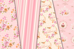 Floral Seamless Pattern, flowers roses digital paper graphic Product Image 3