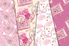 Sweet Valentine Seamless Pattern, valentine digital papers Product Image 4