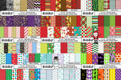 All Holiday Digital Papers Mega Bundle , backgrounds designs Product Image 22