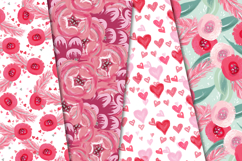 Love Birds Seamless Pattern, love birds digital papers Product Image 4