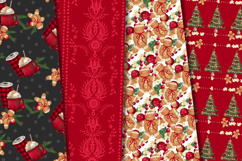 Christmas Seamless Pattern, christmas digital paper graphic Product Image 4