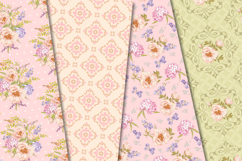 Garden Seamless Pattern, flowers roses digital papers Product Image 4