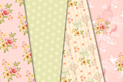 Garden Seamless Pattern, flowers roses digital papers Product Image 4