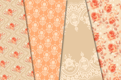 Floral Seamless Pattern, flowers roses digital paper graphic Product Image 3