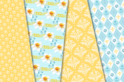 Garden Seamless Pattern, flowers roses digital papers Product Image 4