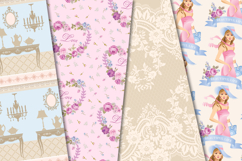Tea Time Seamless Pattern, tea party digital papers graphics Product Image 4