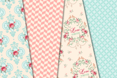 Floral Seamless Pattern, flowers roses digital paper graphic Product Image 3