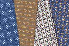 Nautical Sea Seamless Pattern, nautical sea digital papers Product Image 4