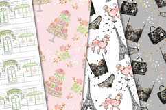 Love Paris Seamless Pattern, fashion chic digital paper Product Image 4
