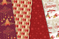 Christmas Seamless Pattern, christmas digital paper graphic Product Image 4