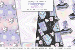 Back to School Seamless Pattern, school digital paper Product Image 1