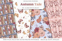Autumn Seamless Pattern, fall digital paper, fall pattern Product Image 1