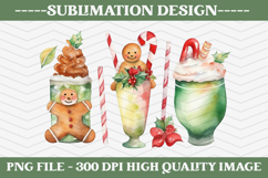 Christmas Sublimation Design, christmas png illustration Product Image 1