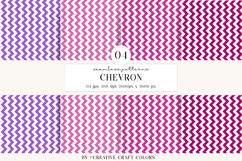 Chevron Seamless Patterns, rainbow digital papers designs Product Image 1