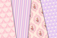 Garden Seamless Pattern, flowers roses digital papers Product Image 2