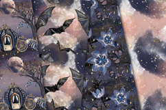 Halloween Seamless Pattern, halloween digital paper graphics Product Image 3