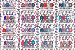 All Holiday Alphabet Mega Bundle, doodle letters png clipart Product Image 6