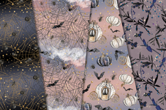 Halloween Seamless Pattern, halloween digital paper graphics Product Image 4