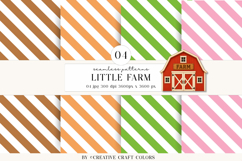 Animals Farm Seamless Patterns, digital papers, scrapbooking Product Image 1