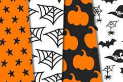 Halloween Seamless Patterns, happy halloween digital papers Product Image 4