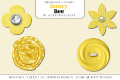 Honeybee png Clipart, honey bee graphic, forest illustration Product Image 1