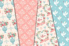 Floral Seamless Pattern, flowers roses digital paper graphic Product Image 3