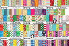 All Holiday Digital Papers Mega Bundle , backgrounds designs Product Image 8