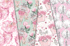 Valentine Day Seamless Pattern, valentine love digital paper Product Image 4