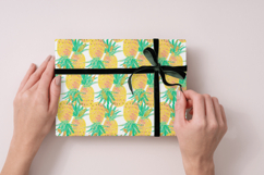 Summer Pineapple Seamless Pattern, pineapple digital papers Product Image 5