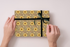 Sunflower Seamless Pattern, sunflower digital papers graphic Product Image 7