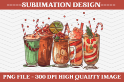 Christmas Sublimation Design, christmas png illustration Product Image 1