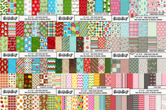 All Holiday Digital Papers Mega Bundle , backgrounds designs Product Image 10