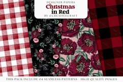 Christmas Seamless Pattern, christmas digital paper graphic Product Image 1