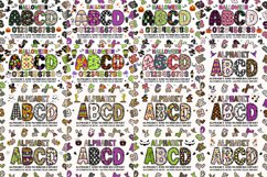 All Holiday Alphabet Mega Bundle, doodle letters png clipart Product Image 10