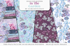 Garden Seamless Pattern, fashion garden digital papers Product Image 1