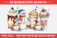 Christmas Sublimation Design, christmas png illustration Product Image 1
