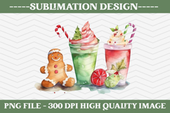 Christmas Sublimation Design, christmas png illustration Product Image 1