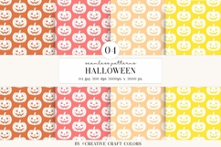 Halloween Seamless Patterns, Digital Paper, Scrapbook design Product Image 1