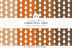 Christmas Tree Seamless Patterns PNG, digital paper Product Image 1