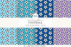 Soccer Seamless Patterns PNG, football digital papers Product Image 1