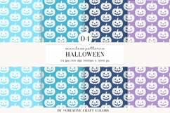 Halloween Seamless Patterns, Digital Paper, Scrapbook design Product Image 1