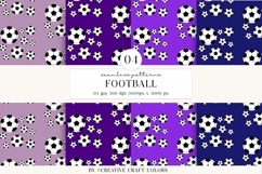 Soccer Seamless Patterns PNG, football digital papers Product Image 1