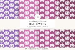 Halloween Seamless Patterns, Digital Paper, Scrapbook design Product Image 1