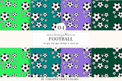 Soccer Seamless Patterns PNG, football digital papers Product Image 1