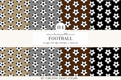 Soccer Seamless Patterns PNG, football digital papers Product Image 1