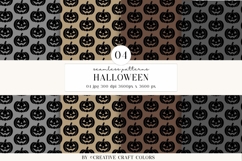 Halloween Seamless Patterns, Digital Paper, Scrapbook design Product Image 1