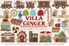 Christmas Digital Paper and Clipart png, illustration Product Image 3