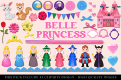 Belle Princess PNG Clipart, belle princess illustrations Product Image 2